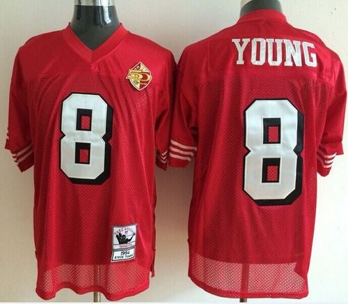 San Francisco 49ers red Throwback jersey