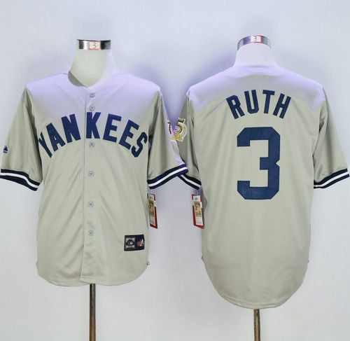 New York Yankees grey Throwback jersey