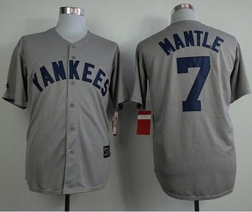 New York Yankees grey Throwback jersey