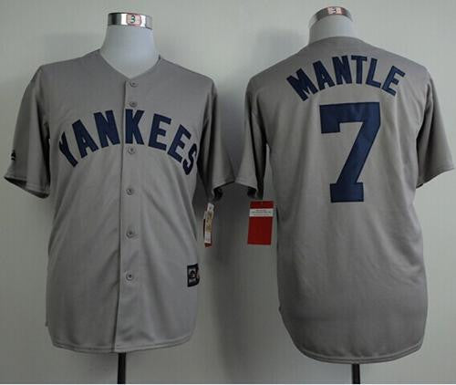 New York Yankees grey Throwback jersey