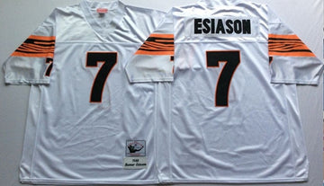Boomer Esiason Cincinnati Bengals white Throwback jersey