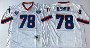 Bruce Smith Buffalo Bills white Throwback jersey