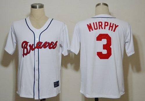 Dale Murphy Atlanta Braves white Throwback jersey