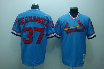 Keith Hernandez St. Louis Cardinals blue Throwback jersey