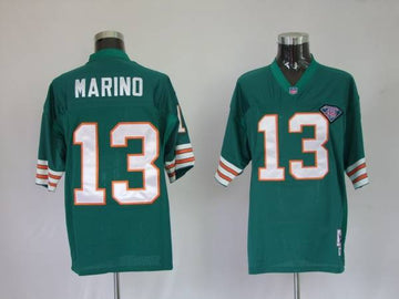 Miami Dolphins green jersey