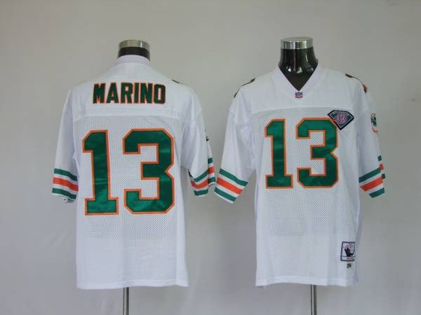 Dan Marino Miami Dolphins white jersey