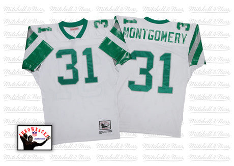Wilbert Montgomery Philadelphia Eagles white Throwback jersey