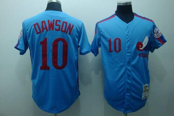 Andre Dawson Washington Nationals blue Throwback jersey