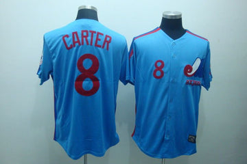Gary Carter Washington Nationals blue Throwback jersey