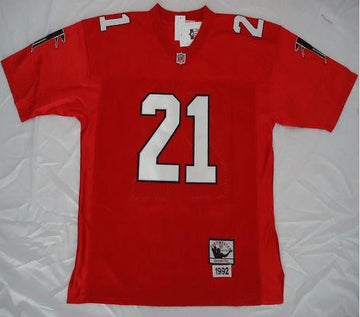 Deion Sanders Atlanta Falcons red Throwback jersey