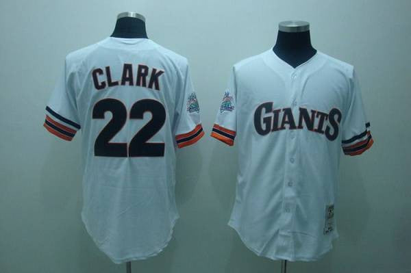 Will Clark San Francisco Giants white Throwback jersey