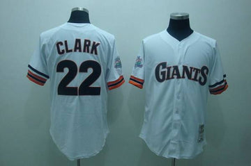 Will Clark San Francisco Giants white Throwback jersey