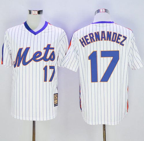 Keith Hernandez New York Mets white Throwback jersey