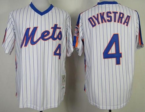 Len Dykstra New York Mets white jersey