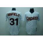 Dave Winfield San Diego Padres white Throwback jersey