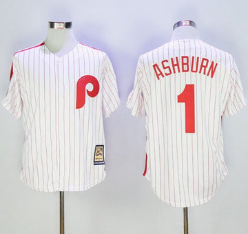Richie Ashburn Philadelphia Phillies white Throwback jersey