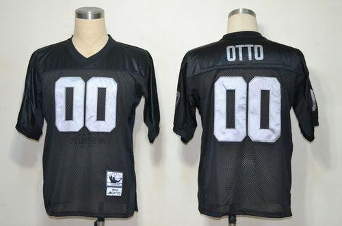 Jim Otto Las Vegas Raiders black Throwback jersey