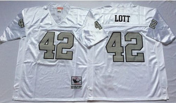 Ronnie Lott Las Vegas Raiders white Throwback jersey