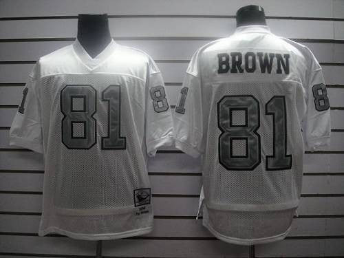 T.Brown White Las Vegas Raiders silver jersey