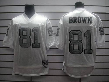 T.Brown White Las Vegas Raiders silver jersey