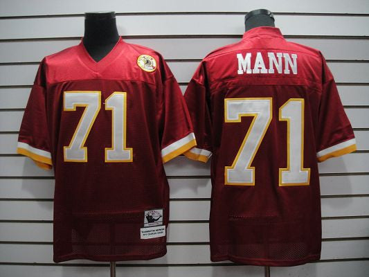 Charles Mann Washington Commanders red Throwback jersey