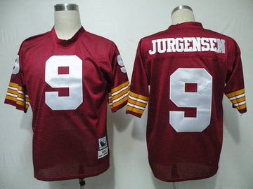 Jurgensen Washington Commanders red Throwback jersey