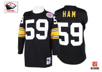 Jack Ham Pittsburgh Steelers black jersey