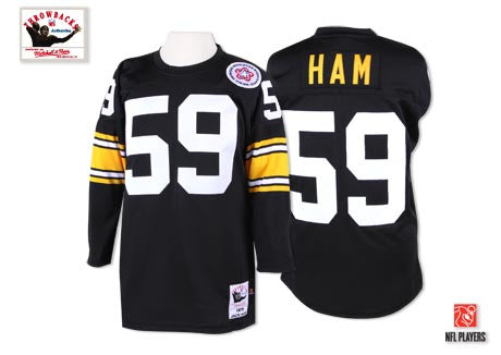 Jack Ham Pittsburgh Steelers black jersey