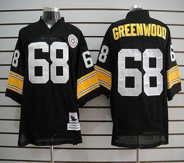 L.C. Greenwood Pittsburgh Steelers black jersey