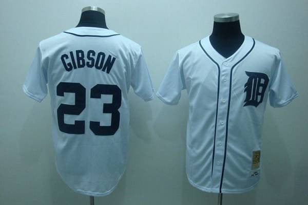 Kirk Gibson Detroit Tigers white Throwback jersey