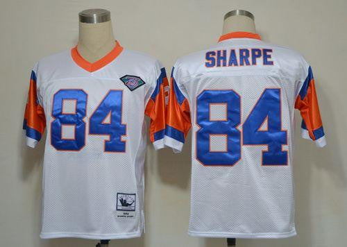 Denver Broncos white Throwback jersey