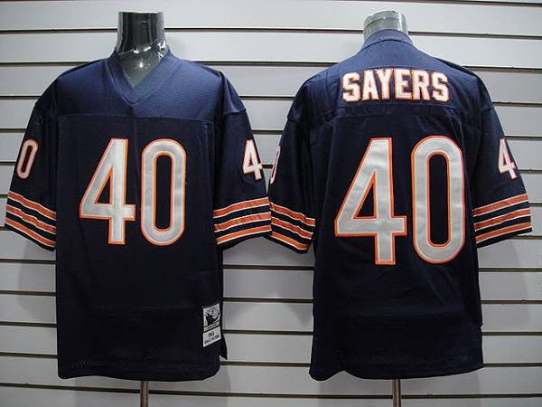 Mitchell Ness Gale Sayers Chicago Bears blue Throwback jersey