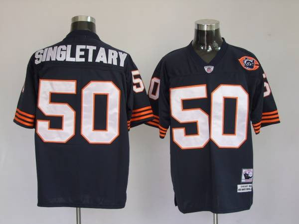 Mitchell Ness Mike Singletary Chicago Bears blue Throwback jersey