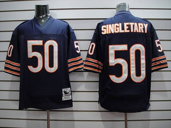 Mitchell Ness Mike Singletary Chicago Bears blue Throwback jersey