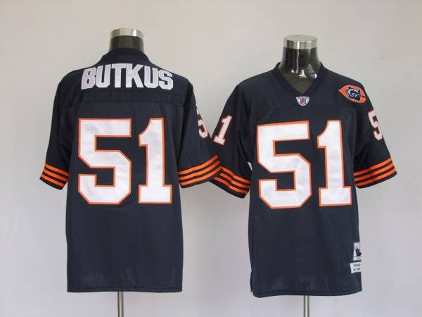 Mitchell Ness Dick Butkus Chicago Bears blue Throwback jersey