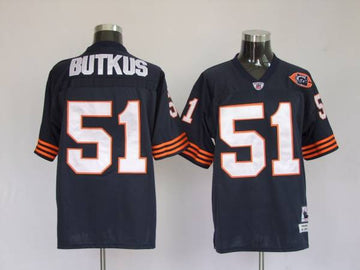 Mitchell Ness Dick Butkus Chicago Bears blue Throwback jersey
