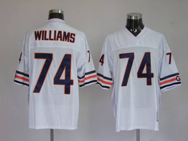 Mitchell Ness Chris Williams Chicago Bears white Throwback jersey