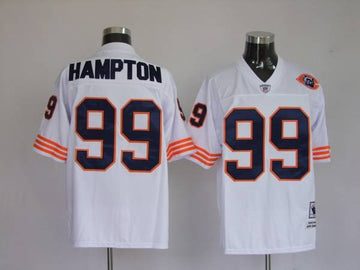 Mitchell Ness Dan Hampton Chicago Bears white Throwback jersey