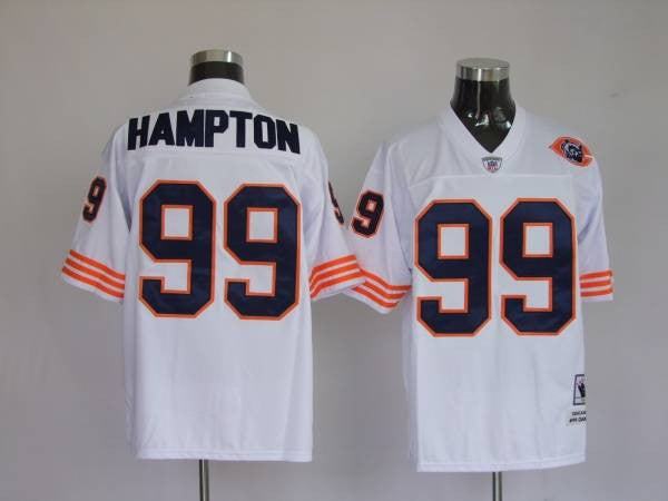 Mitchell Ness Dan Hampton Chicago Bears white Throwback jersey