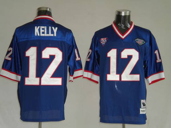 Mitchell Ness Jim Buffalo Bills blue Throwback jersey