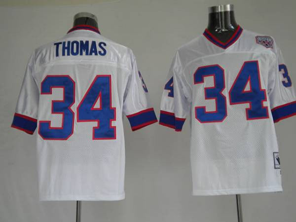 Mitchell Ness Thurman Thomas Buffalo Bills white Throwback jersey