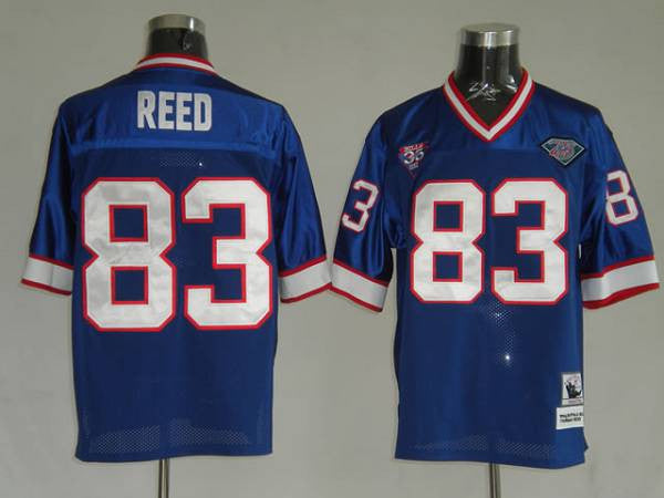 Mitchell Ness Andre Reed Buffalo Bills blue Throwback jersey