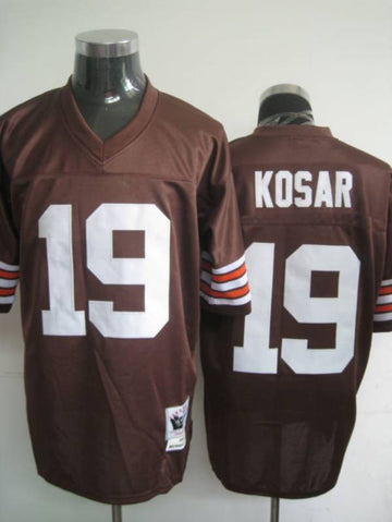 Mitchell Ness Bernie Kosar Cleveland Browns brown Throwback jersey