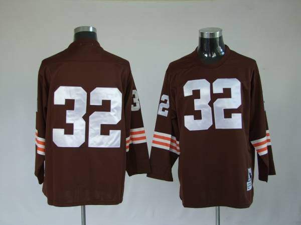 Mitchell Ness Jim Cleveland Browns brown Throwback jersey