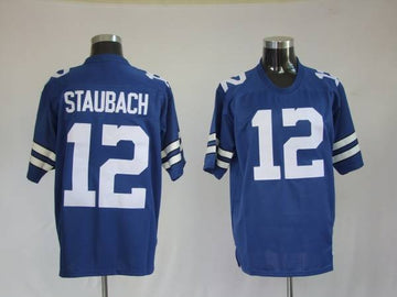 Mitchell Ness Roger Staubach Dallas Cowboys blue Throwback jersey