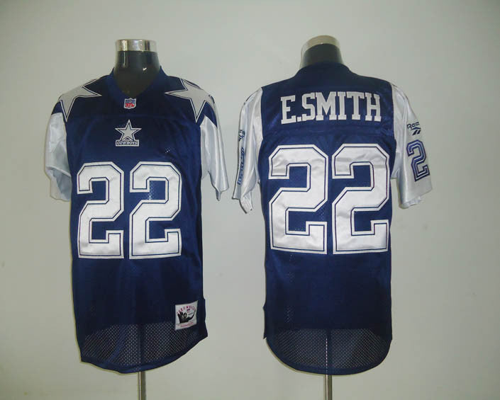 Mitchell Ness Emmitt Smith Dallas Cowboys blue Throwback jersey