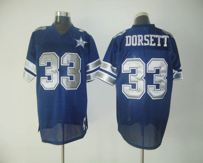 Mitchell Ness Tony Dorsett Dallas Cowboys blue Throwback jersey