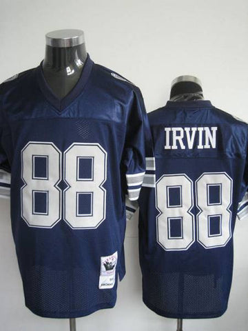 Mitchell Ness Michael Irvin Dallas Cowboys blue Throwback jersey