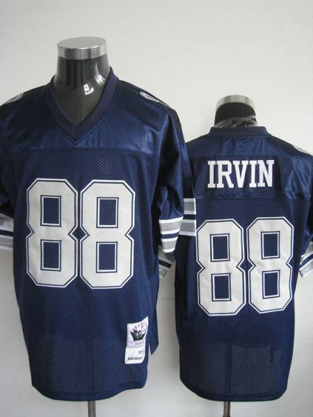 Mitchell Ness Michael Irvin Dallas Cowboys blue Throwback jersey