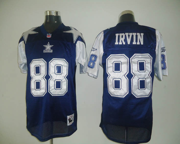 Mitchell Ness Michael Irvin Dallas Cowboys blue Throwback jersey